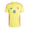 Maillot de Supporter Colombie James Rodriguez 10 Domicile 2024 Pour Homme